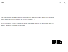 Tablet Screenshot of edge-enterprises.ca